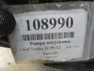 OPEL VECTRA B 1.7 ČERPADLO VSTŘIKOVAČE 9460620012