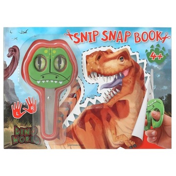Dino World - Snip-Snap Book 12133 Książka kreatywna