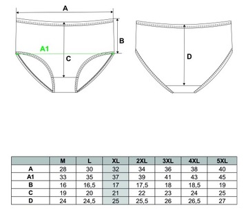 6x Czarne FIGI MAJTKI DAMSKIE z WYSOKIM STANEM MORAJ 100% Bawełna r. M