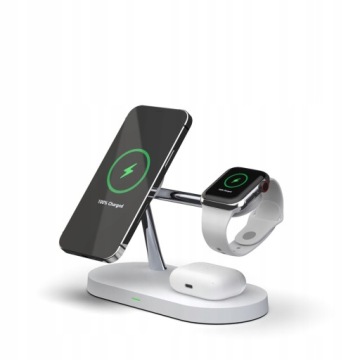 ЗАРЯДНОЕ УСТРОЙСТВО MAGSAFE ДЛЯ IPHONE 12 13 14 15 / AIRPODS / ЧАСЫ - ЛАМПА