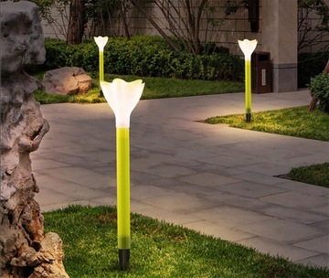 8x САДОВАЯ СОЛНЕЧНАЯ ЛАМПА LED Цветок ЦВЕТОК ЖЕЛТЫЙ С ДЕКОРАТИВНЫМ КОЛОСОМ