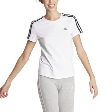 Koszulka damska Adidas Essentials Slim 3-Stripes GL0783 r.M