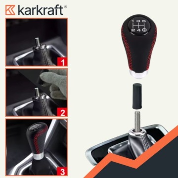 УНИВЕРСАЛЬНАЯ РУЧКА ПЕРЕКЛЮЧЕНИЯ ПЕРЕДАЧ ТЮНИНГ КОЖАНЫЙ 5-СТУПЕНЧАТЫЙ РЫЧАГ ПЕРЕКЛЮЧЕНИЯ ПЕРЕДАЧ