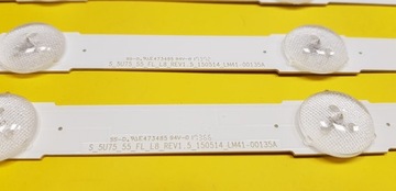 СВЕТОДИОДНЫЕ ПОЛОСКИ S_5U75_55_FL_L8 R6 LM41-00135A LM41-00136A UE55MU6199 UE55MU6172