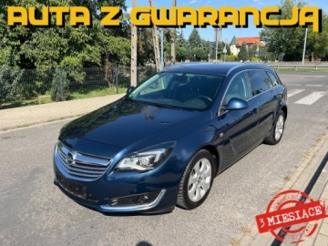 Opel Insignia I Sports Tourer Facelifting 1.4 Turbo ECOTEC LPG 140KM 2014 Opel Insignia XENONY NAWIGACJA GRZANA KIEROWNICA GRZANE FOTELE TEMPOMAT 1.4