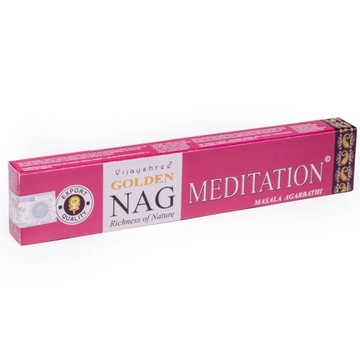 Kadzidełka cienkie- Golden Nag Meditation15g