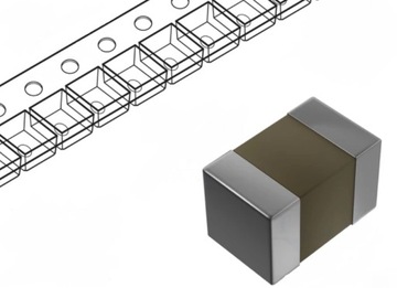 Kondensator SMD 1uF 50V X7R 10% 0805 MLCC AVX CL21B105KBFNNNG (100 sztuk)