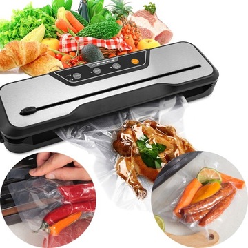 ZGRZEWARKA PRÓŻNIOWA DO FOLII PAKOWARKA ŻYWMNOŚCI 10 WORKI WĘŻYK DO BUTELEK