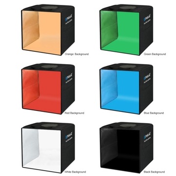 PULUZ Lightbox Мини-световой короб для фотостудии с 6 цв.