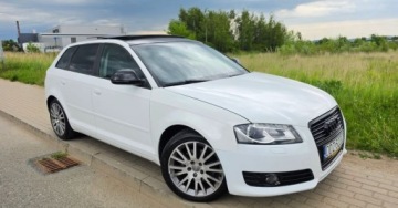 Audi A3 8P Hatchback 3d 1.8 TFSI 160KM 2009 Audi A3 Sportback LIFT 160KM LED Xenony NaviPL Panorama 1.8 Benzyna 160KM, zdjęcie 2