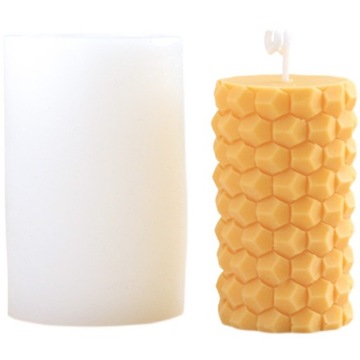 1szt.Cylindryczne formy Forma świec 3D DIY Świece