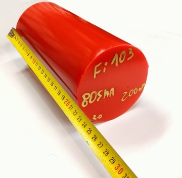 Полиуретановый ролик Fi103 Red Rolling Roller 80 sha