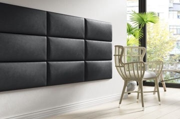 Стеновые панели 70х40 изголовье-сиденье ГРАФИТ