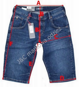 Jack&Jones Chris CJ620SN - spodenki męskie jeansowe oryginalne szorty - XXL