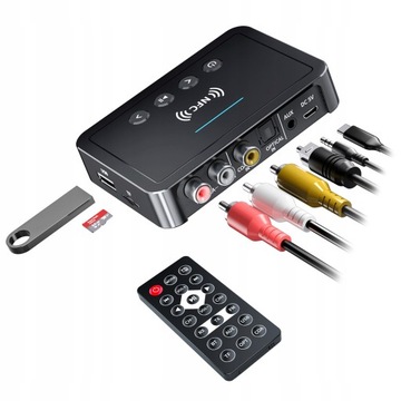 АДАПТЕР BLUETOOTH ДЛЯ СИСТЕМЫ Hi-Fi AUX CHINCH JACK ПРИЕМНИК ПЕРЕДАТЧИК 5.0 NFC