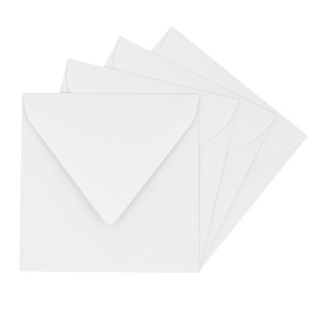 KOPERTA KWADRATOWA BIAŁA 155x155 NK 80g - 50 szt.
