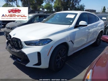 BMW X6 G06 2024 BMW X6 2024r, XDrive40I, 3.0L 3.0 Benzyna 375KM