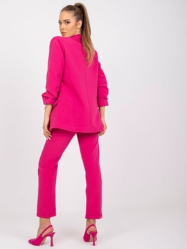 куртка Adela цвета фуксии с рюшами