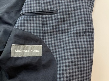Куртка мужская синяя MICHAEL KORS, клетка, США