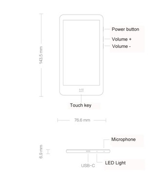 Czytnik e-booków Moaan InkPalm 5 Mini E-Ink