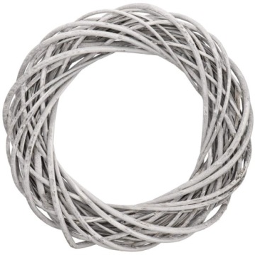 WIANEK WIKLINOWY GRUBY STROIK NA DRZWI SZARY ŚR. 20 CM PODKŁAD WIKLINOWY