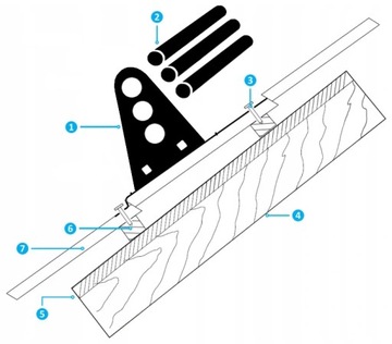 Труба снегозащитная BD40020 оцинкованная