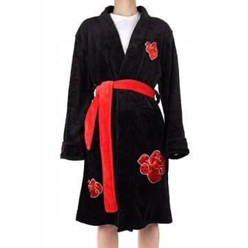 Naruto Akatsuki Uchiha Itachi Flanelowy szlafrok