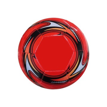 Футбольный мяч, размер 5, официальный матч, красный.