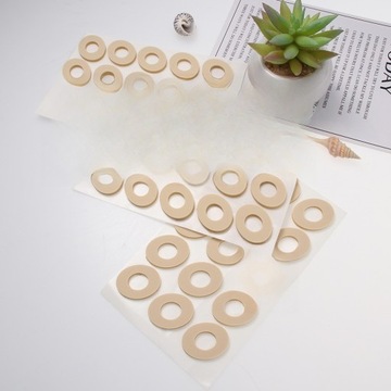 NAKLEJKI Z KUKURYDZY LATEKSOWEJ, PODUSZKI Z PIANKI