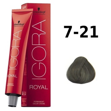 Schwarzkopf IGORA ROYAL farba do włosów 7-21 60ml
