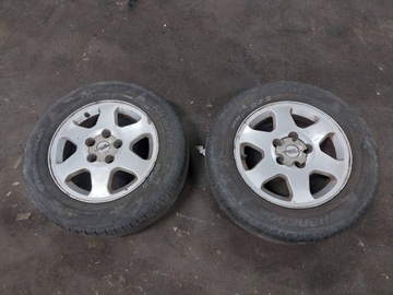 KOLA KOMPLET RÁFKY PNEUMATIKY LETNÍ 2 KS 5X110 195/65R15 OPEL ZAFIRA A