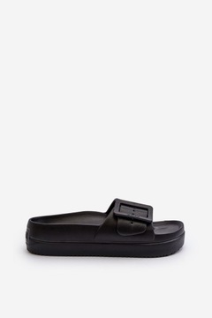 ЛЕГКИЕ ЖЕНСКИЕ ТАПОЧКИ НА ПЛАТФОРМЕ NN274A662 ЧЕРНЫЕ 39