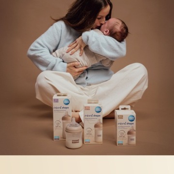 Canpol babies Двупак Бутылка Натуральная Форма 330 мл 6м+