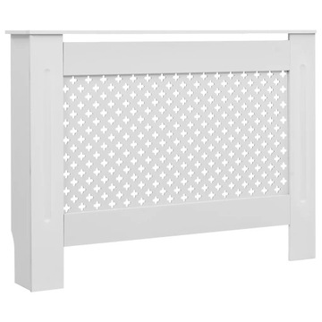 Osłona na kaloryfer płyta MDF 112 x 81,5 cm biały