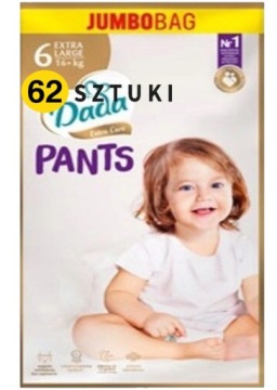 Трусики-підгузки Dada Extra Care Розмір 6 62 шт. JUMBO BAG