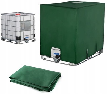 Pokrowiec ogrodowy na pojazd 120 x 100 x 116 cm zielony