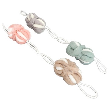 4 шт., сетчатый пуф для ванны, скраб-шарик