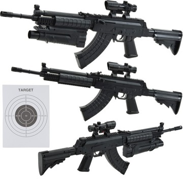 KARABIN PISTOLET NA KULKI 6MM LASER 75CM REPLIKA karabin na kulki
