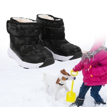 Детская зимняя обувь, модные водонепроницаемые нескользящие теплые зимние ботинки для детей