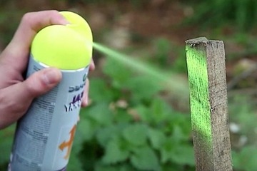 ГЕОДЕЗИЦИОННАЯ КРАСКА СПРЕЙ FLUO SOPPEC СИНИЙ