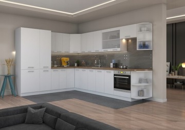 Кухонный шкаф 80 под мойку. Белый матовый