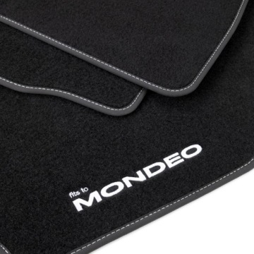 Velurové koberce Logo pro Ford Mondeo Mk4 2010-14
