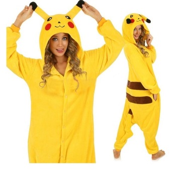 Женские пижамские пластинки комбинезоны также Pikachu L