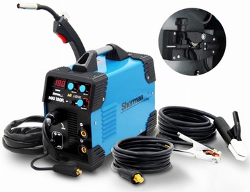 Spawarka SHERMAN 180FL MIGOMAT MMA FLUX 180A 230V