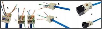 Модуль PANDUIT Mini-com кат.6А черный CJS6X88TGY