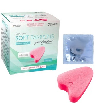 NIEWIDOCZNE TAMPONY BEZ SZNURECZKA PLAŻA SEX 3szt