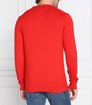 TOMMY HILFIGER sweter | Regular Fit | czerwony