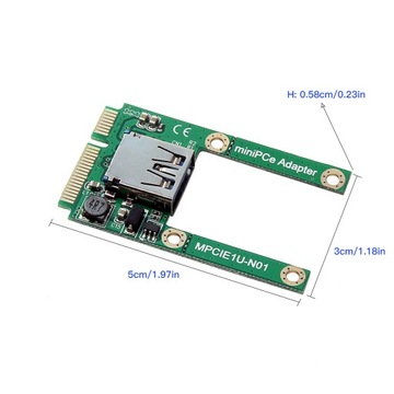Адаптер-конвертер Mini PCI-E в USB-адаптер