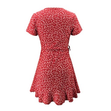 ЛЕТНЕЕ ПЛЯЖНОЕ ПЛАТЬЕ С ЦВЕТАМИ В БОХО ЦВЕТАХ