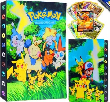 POKEMON DUŻY ALBUM 3D NA 432 KART + KARTY GRATIS